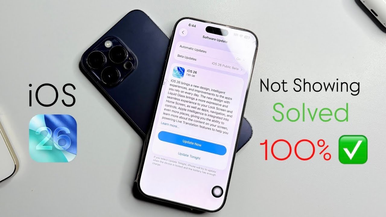 iOS 26 update Not showing in iPhone || install iOS 26 public beta on any iPhone