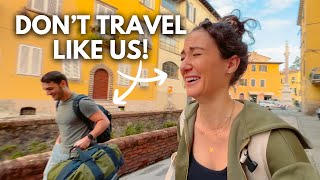 Why Do We Always Make This Mistake??  Italy Train Travel from Lucca to Poggibonsi, Tuscany!