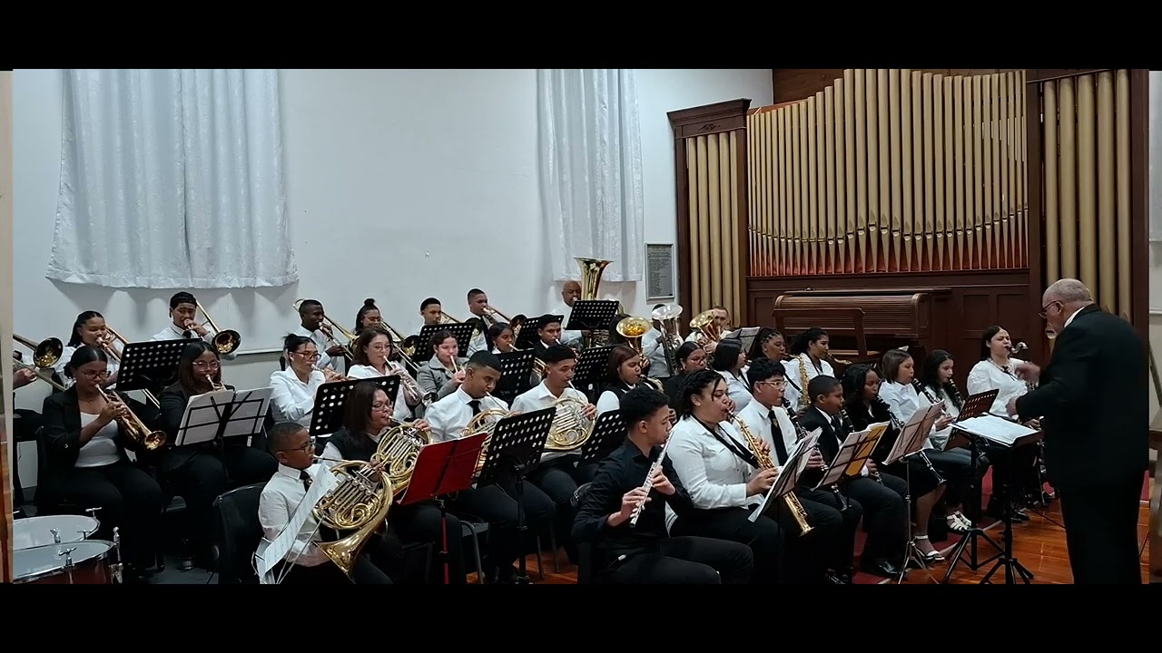 Salem Moravian Concert Band plays All Glory Told