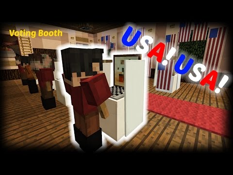 Minecraft - How to make a Voting Booth