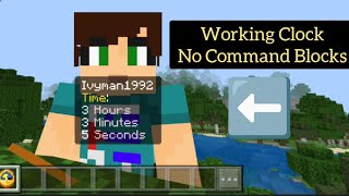 How To Make A Scoreboard Clock W/O Command Blocks