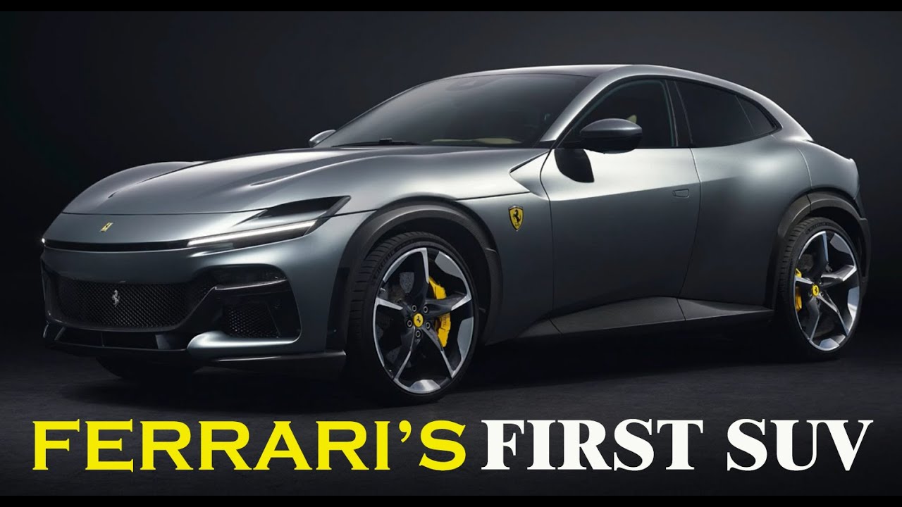 FIRST LOOK at FERRARI'S SUV - FERRARI PUROSANGUE - YouTube