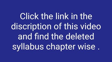 Deleted syllabus of Maths class 10  and class 9 session 22-23