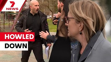 Notorious Neo-Nazi arrested after gatecrashing Jacinta Allan