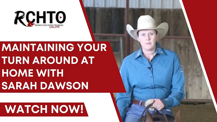 Maintaining Your Turn Around At Home With Sarah Da...
