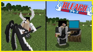 NEW RESURRECCION FORMS, NEW MANGA BANKAI, MAYURI SCIENCE STUFF & MORE! Minecraft Bleach Mod Review