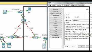 tutorial packet tracer configuracion de servidores DHCP, DNS, WEB, CORREO y TFTP
