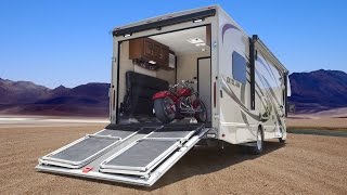 Toy Haulers (Motorhomes with Garage) Best for Motorcycles & Motorcross