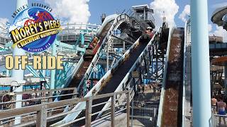 Moreys Piers Off-Ride Footage (2020-2026, 60FPS), New Jerseys Best Boardwalk Park | Non-Copyright
