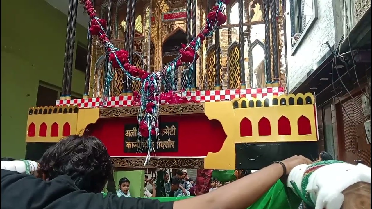 Mandsaur Muharram 2025 10 tarikh tajiya🥰#mohharam#mandsaur#video#youtube #subscribe #hussain #yaali