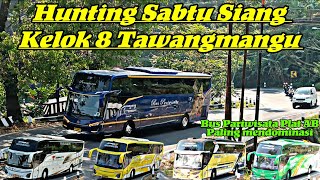 Bus Hunting at Kelok 8 Tawangmangu | Dominated by Buses with AB Jogjakarta License Plates