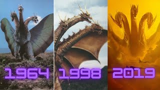 EVOLUTION OF KING GHIDORAH IN MOVIES AND CARTOONS(1964-2021)