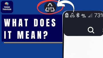 Why Is There a Triangle Icon with Arrows in the Notification Center?