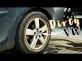 Extremely dirty vw golf satisfying foam wash  auto detailing
