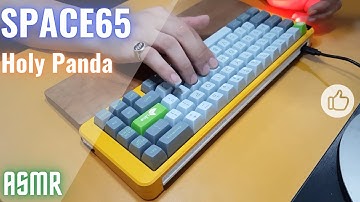 Space65 | Holy Panda switch | Keyboard | ASMR