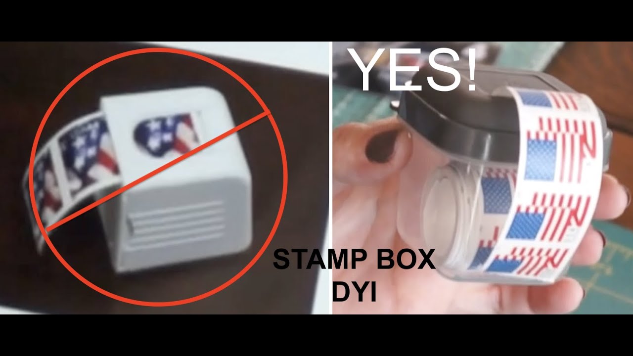 Quick & Cheap POSTAGE STAMP DISPENSER DIY 