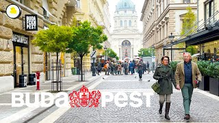 Budapest Hungary 🇭🇺 4K HDR December 2022 Walking Tour Shopping Street