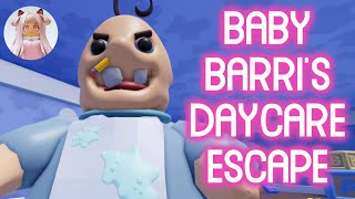 BABY BARRI'S DAYCARE ESCAPE! (OBBY) - Roblox Obby Gameplay Walkthrough No Death [4K]