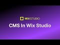Part 4: CMS In Wix Studio Template | Wix Template Customization Course