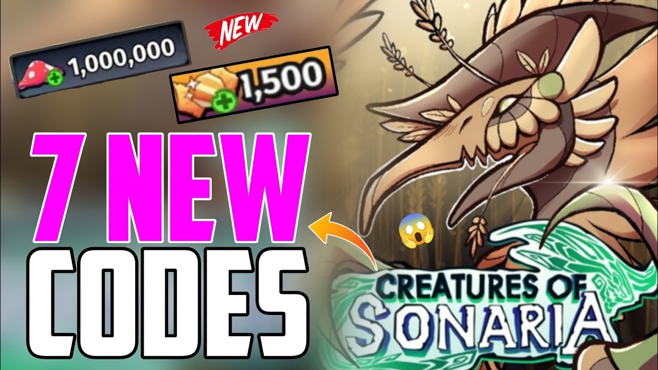 NEW* ALL WORKING CODES FOR CREATURES OF SONARIA 2023! ROBLOX CREATURES OF SONARIA  CODES RECODE 
