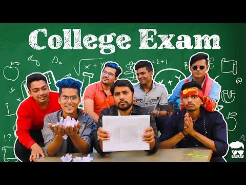 Collage Exam || Gujrati Comedy Video - Kaminey Frendzz