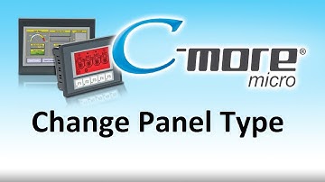 C-more Micro HMI Change Panel Type from AutomationDirect