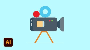 Create a Video Camera Icon in Adobe Illustrator CC