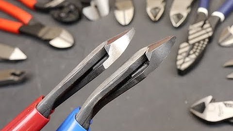 Angled Diagonals? Why so few? Knipex & Klein side cutter slang, end cutters, straight blades, etc. 
