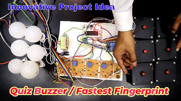 DIY Fastest Finger Quiz Buzzer with AC Bulbs & 8051 Microcontroller | Engineering Project