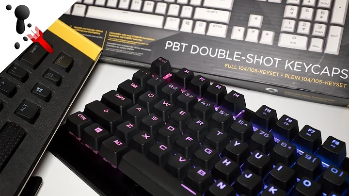 Corsair PBT Double-Shot Key Caps Sound Test and Review