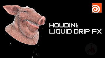 HOUDINI: PROCEDURAL DRIPPING FX| 3D, VFX, Animation , Dynamics and Simulation  Lessons