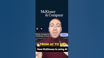 How is McKinsey using AI?