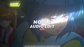 noble (tiktok ver.) || f3miii (with the kid laroi) [ edit audio ]