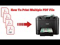 How To Print Multiple PDF File Without Open