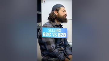 Selling B2C VS B2B