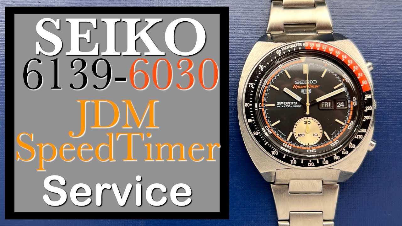 For . -- Seiko 6139-6030 JDM SpeedTimer Service - YouTube