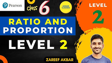 Class 6 Pearson IIT Foundation | Ratio and Proportion | Level 2 Q