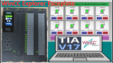 How to connect WinCC Explorer V7.5 with PLC S7-1500 and  create faceplate full tutorial