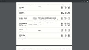 Account Dynamic General Ledger Report with with Advance filter technique