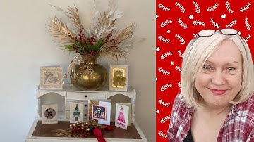 Scrap fabric into Christmas cards! Upcycling unwanted left over material to make Christmas cards