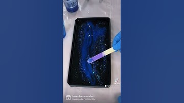 #galaxytray #karenhammondart #universe #nebula #milkyway #skyart #sky #nightsky #moody #resin #tray