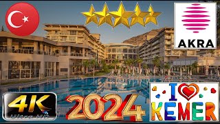 4K AKRA KEMER HOTEL 2024 ЛИЧНОЕ МНЕНИЕ GOOD BEACH RESORT ANTALYA TURKEY