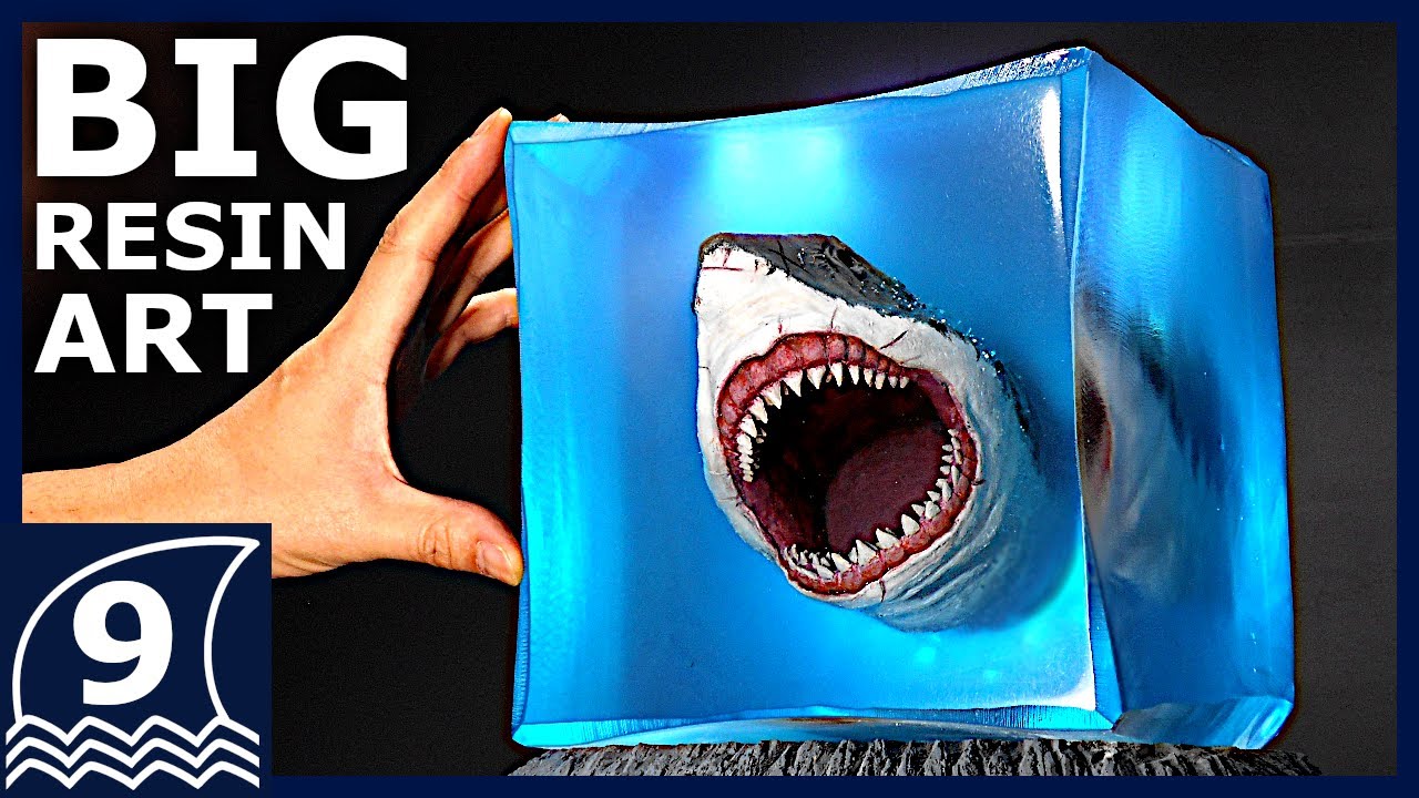 DIY. Make THE MEG diorama / resin art. Build the greatest movie