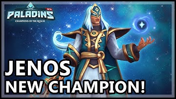 Paladins Jenos Gameplay - JENOS NEW SUPPORT/DAMAGE HYBRID! - Paladins Gameplay Jenos OB55