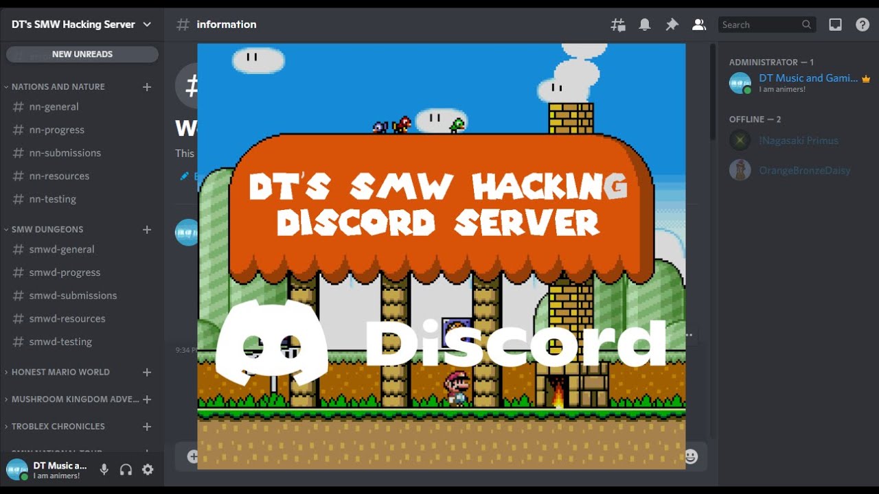 SMW Hacking Discord Server (200 Subs Special!!!) YouTube