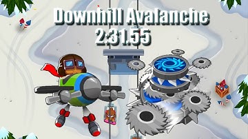 BTD6 Race Downhill Avalanche in 2:31.55