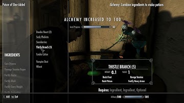 Skyrim AE Legendary Difficulty Ep 63 Alchemy 100