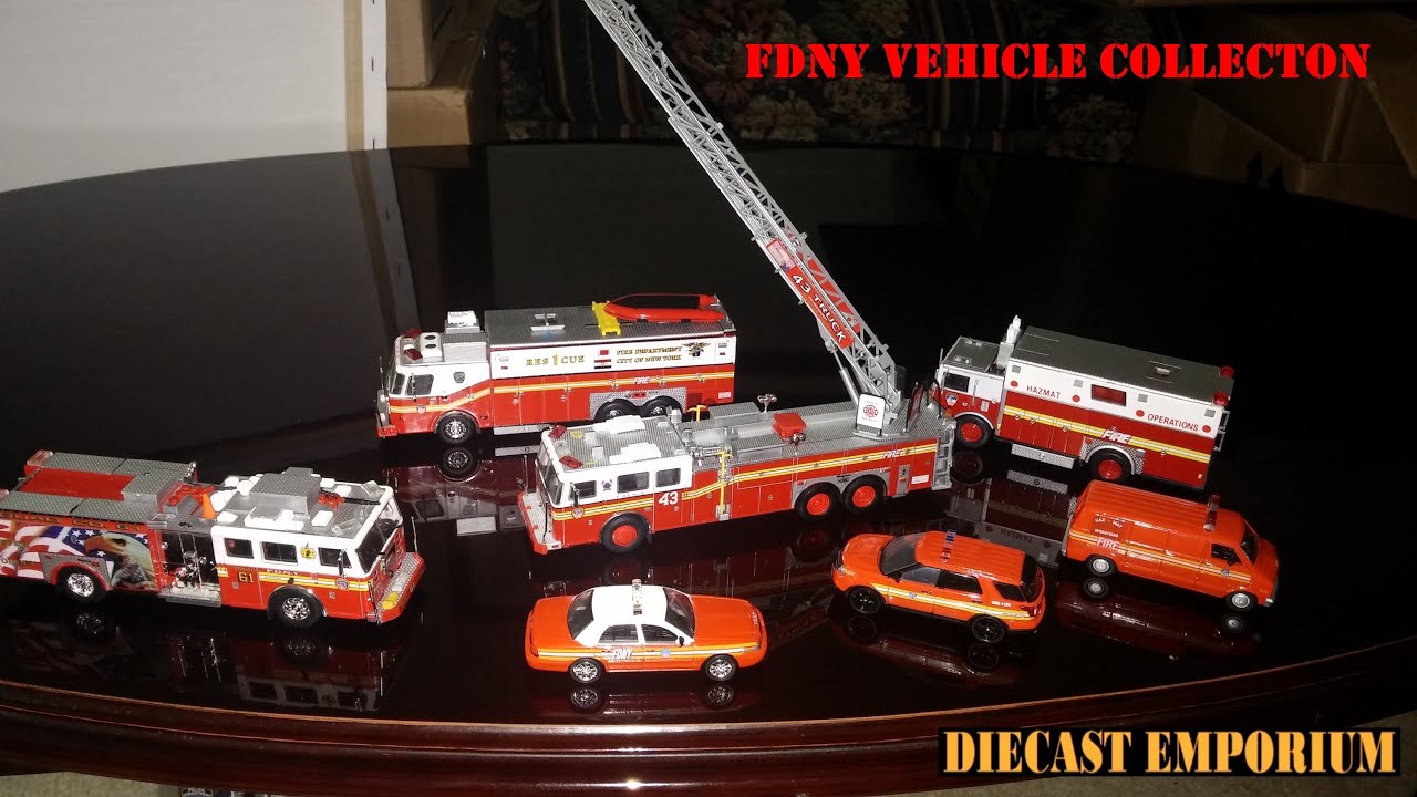 Fdny Vehicle Model Collection 1 64 Youtube