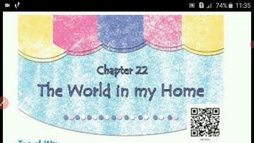 class 4 EVS Chapter 22 The World In My Home full explanation hindi me