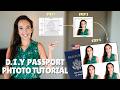 HOW TO MAKE YOUR OWN PASSPORT SIZE PHOTOS FOR FREE | TAKING &amp; PRINTING THEM | DIY TUTORIAL 🇺🇸